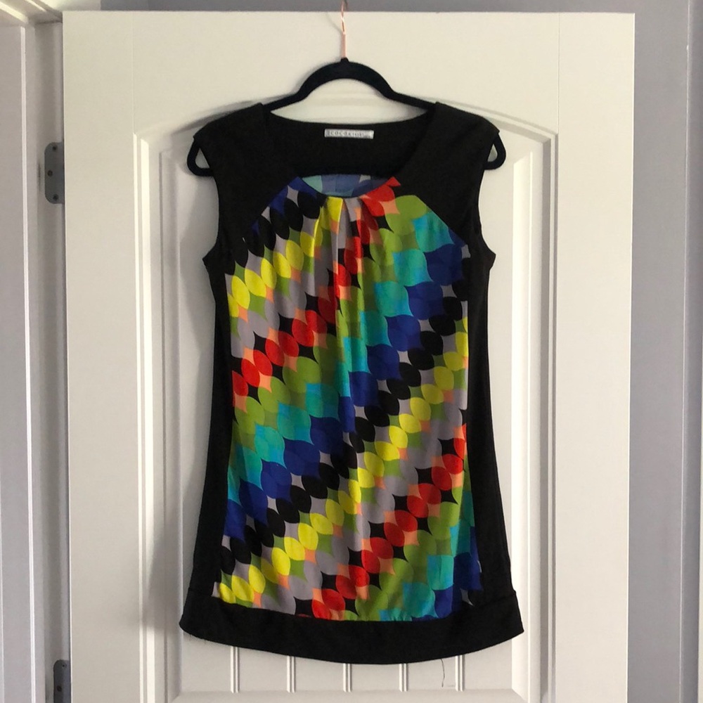 Colorful Coco & Tashi tunic